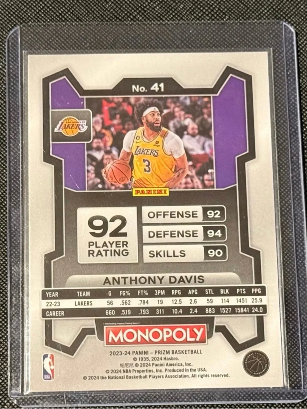 Anthony Davis lot of 18 one numbered - Picture 11 of 11